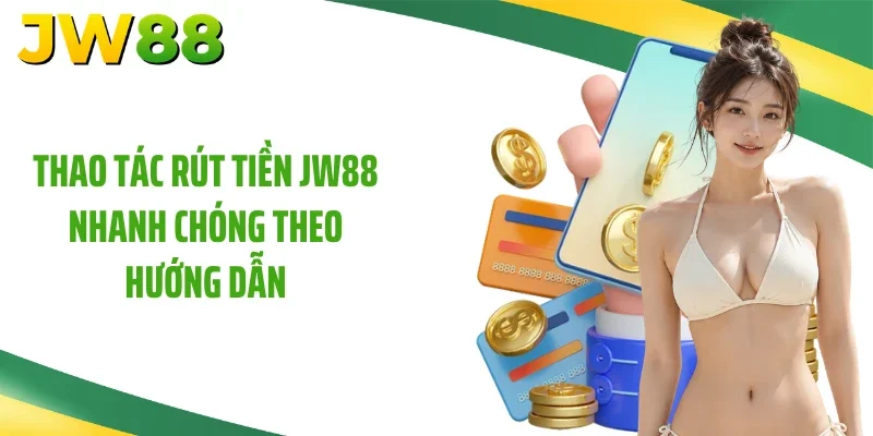 Thao tác rút tiền JW88 nhanh chóng theo hướng dẫn